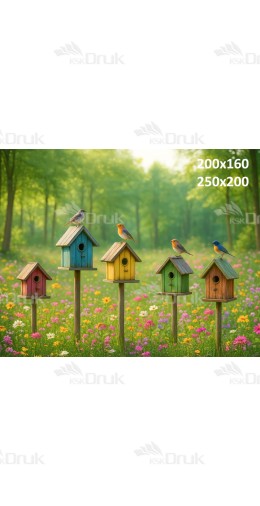 Tło fotograficzne „Budki ptaków” | E_769